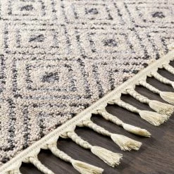 SURYA TACOMA RUG: KHAKI, ASH