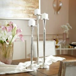 CYAN REVERI PILLAR CANDLE HOLDERS Accessories