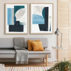 L ART "REVIVE III" GLASS FRAMED ART Wall Art