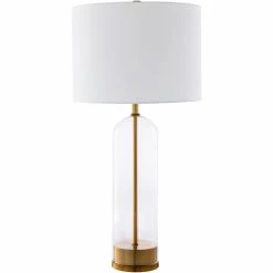 SURYA REVOLVE GLASS TABLE LAMP Lighting
