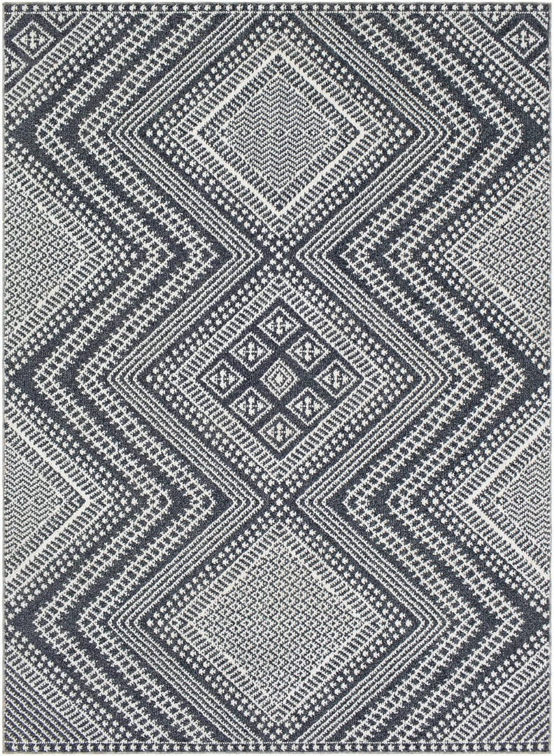 Cheap ๐ SURYA RADKA INDOOR-OUTDOOR RUG: CHARCOAL + WHITE โค๏ธ 1 SURYA RADKA INDOOR-OUTDOOR RUG: CHARCOAL + WHITE
