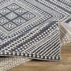 Cheap ๐ SURYA RADKA INDOOR-OUTDOOR RUG: CHARCOAL + WHITE โค๏ธ 13 SURYA RADKA INDOOR-OUTDOOR RUG: CHARCOAL + WHITE