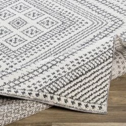 Cheap ๐ SURYA RADKA INDOOR-OUTDOOR RUG: CHARCOAL + WHITE โค๏ธ 18 SURYA RADKA INDOOR-OUTDOOR RUG: CHARCOAL + WHITE