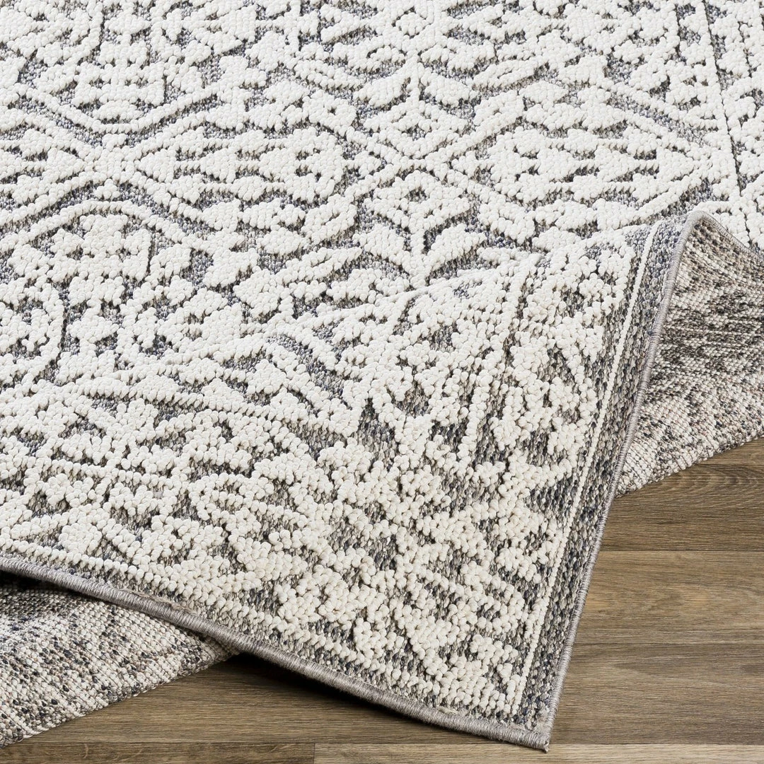 Budget 🎉 SURYA RHIAN INDOOR-OUTDOOR RUG: GREY + WHITE 🤩 4 SURYA RHIAN INDOOR-OUTDOOR RUG: GREY + WHITE