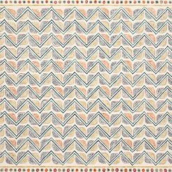 LOLOI PRITI 03 HOOKED WOOL RUG: IVORY, MULTI