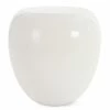 PHILLIPS COLLECTION Furniture RIVER STONE END TABLE: WHITE