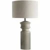 SURYA Lighting RIVERS GREY PAINTED TABLE LAMP