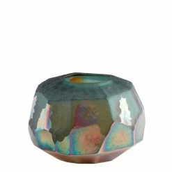 CYAN Pillows + Decor ROCA VERDE GLASS VASES