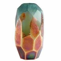 CYAN Pillows + Decor ROCA VERDE GLASS VASES