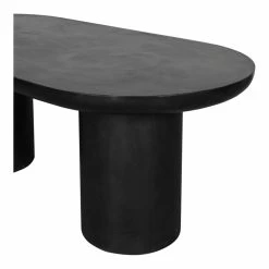 MOES ROCCA BLACK CONCRETE DINING TABLE Furniture