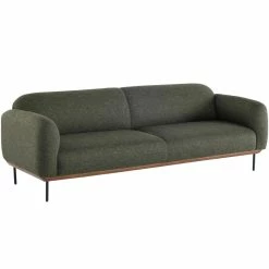 NUEVO ROONEY SOFA: HUNTER GREEN TWEED