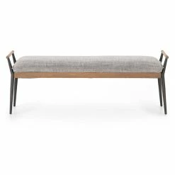FOUR HANDS ROWEN BENCH: THAMES RAVEN