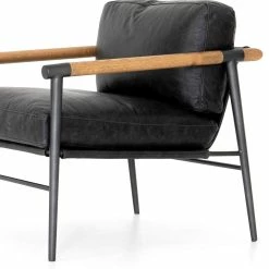 Best reviews of ๐ FOUR HANDS ROWEN VINTAGE BLACK LEATHER ARM CHAIR Furniture ๐งจ 15 FOUR HANDS ROWEN VINTAGE BLACK LEATHER ARM CHAIR Furniture