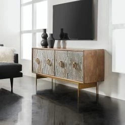 HOOKER RUSSELL BONE INLAY CREDENZA