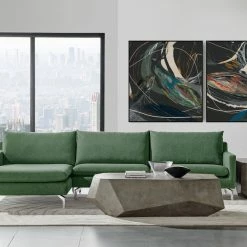 URBIA RUSSO LAF/RAF SECTIONAL: ICON DARK GREEN