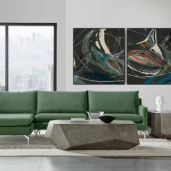 URBIA RUSSO LAF/RAF SECTIONAL: ICON DARK GREEN