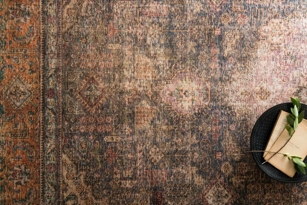 Deals ❤️ LOLOI FREIDA VINTAGE RUG: PLUM, BURNT ORANGE ⌛ 6 LOLOI FREIDA VINTAGE RUG: PLUM, BURNT ORANGE