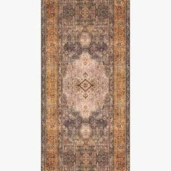 Deals ❤️ LOLOI FREIDA VINTAGE RUG: PLUM, BURNT ORANGE ⌛ 15 LOLOI FREIDA VINTAGE RUG: PLUM, BURNT ORANGE