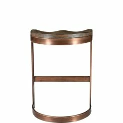 MOES Kitchen + Dining SADDLE WOOD + COPPER COUNTER STOOL