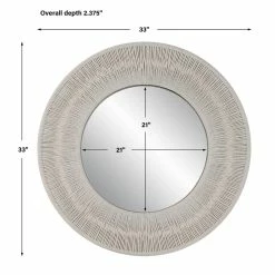 UTTERMOST Mirrors SAILOR'S KNOT SMALL ROUND MIRROR