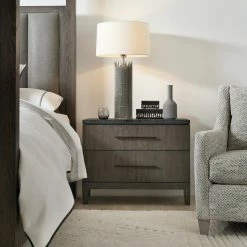 HOOKER Furniture SAN MARCOS BLUESTONE TOP NIGHTSTAND