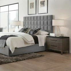 HOOKER Furniture SAN MARCOS BLUESTONE TOP NIGHTSTAND