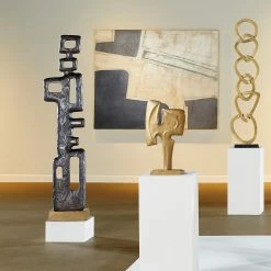 CYAN SARGON MARS SCULPTURE Pillows + Decor