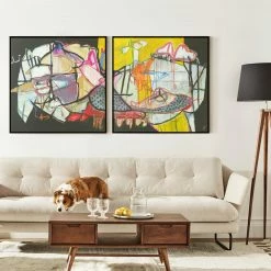 Best Sale 😉 L ART "SATURDAY SONG I" CANVAS ART Wall Art 🤩 5 L ART