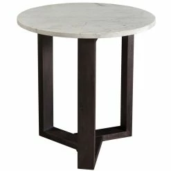 MOES SATWARIA MARBLE TOP SIDE TABLE