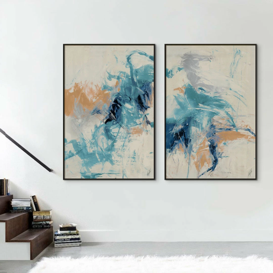 Budget 👍 L ART "SCRAPPY II" CANVAS ART 🔔 1 L ART "SCRAPPY II" CANVAS ART