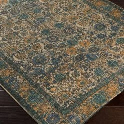 Top 10 π SURYA ANJA PRINTED JUTE RUG: NAVY, SAFFRON π 5 SURYA ANJA PRINTED JUTE RUG: NAVY, SAFFRON