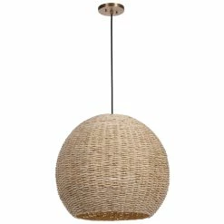 UTTERMOST SEAGRASS DOME PENDANT Lighting