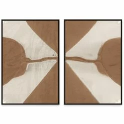 L ART Wall Art "SEPIA ARROW" CANVAS ART