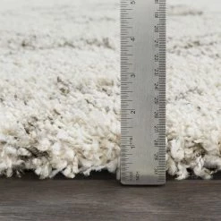 SURYA Rug JAMILAH SHAG: IVORY