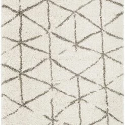 SURYA KENDI SHAG: IVORY Rug
