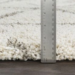 SURYA KENDI SHAG: IVORY Rug