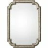 UTTERMOST SHANTI DISTRESSED ANTIQUE SILVERLEAF MIRROR