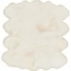 SURYA SHEEPSKIN HIDE RUG: WHITE