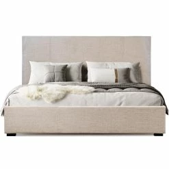 DOVETAIL SIERRA SAND UPHOLSTERED BED