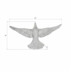 PHILLIPS COLLECTION SILVER DOVES WALL SCULPTURES Wall Sculptures + Decor