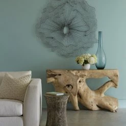 PHILLIPS COLLECTION Wall Sculptures + Decor SILVER POPPY FLOWER WALL DECOR