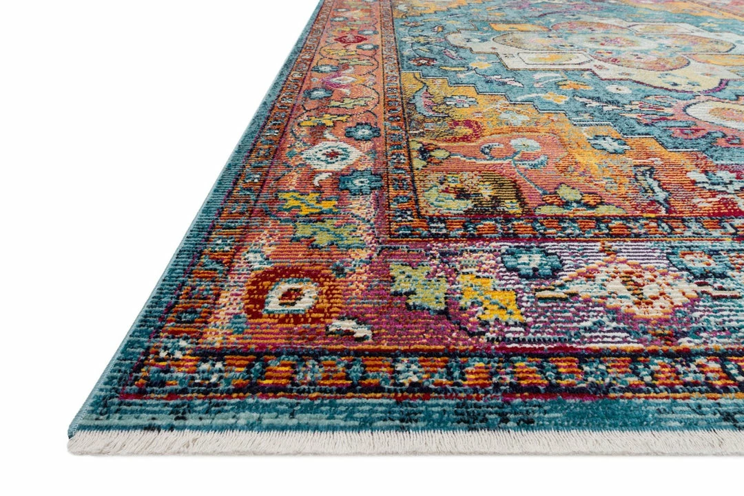 Budget 💯 LOLOI SILVIA 04 RUG: BLUE FIESTA ✨ 3 LOLOI SILVIA 04 RUG: BLUE FIESTA