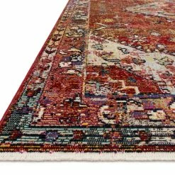 LOLOI SILVIA 06 RUG: RED MULTI