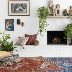 LOLOI SILVIA 06 RUG: RED MULTI