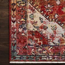 LOLOI SILVIA 06 RUG: RED MULTI