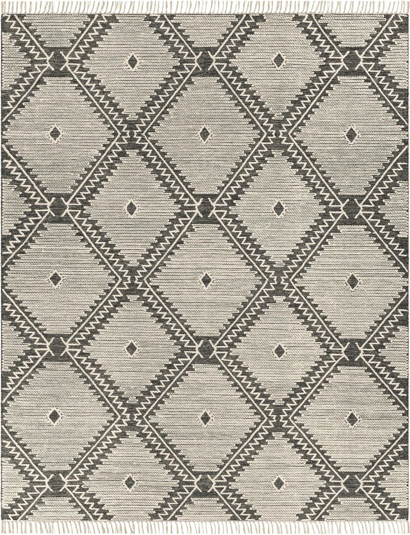 Budget โค๏ธ SURYA SIMI WOOL + COTTON TEXTURED FLATWEAVE: CHARCOAL Rug ๐ 1 SURYA SIMI WOOL + COTTON TEXTURED FLATWEAVE: CHARCOAL Rug