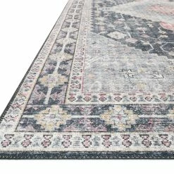 LOLOI ELSA VINTAGE PRINT RUG: GRAY