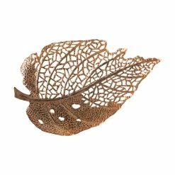 PHILLIPS COLLECTION Wall Sculptures + Decor COPPER BIRCH LEAF WALL DECOR