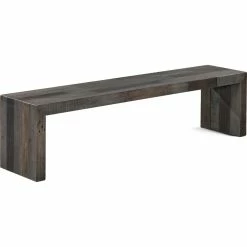 MOES Living Room SMOKED WOOD RECLAIMATION BENCH