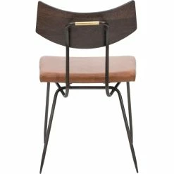 Best Sale ✔️ NUEVO SOLI SEARED OAK DINING CHAIR: CARAMEL Furniture ⭐ 9 NUEVO SOLI SEARED OAK DINING CHAIR: CARAMEL Furniture